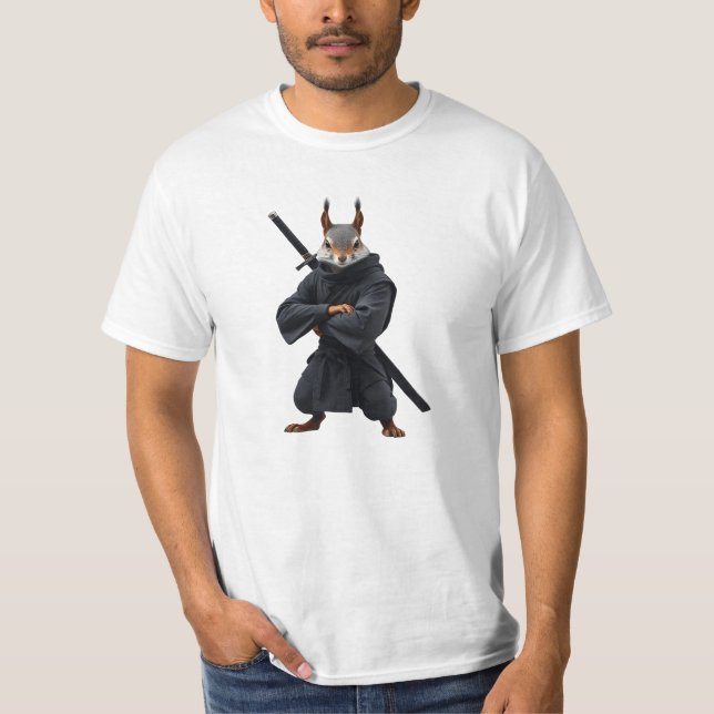 T-shirt Squirrel Samurai (Devant)