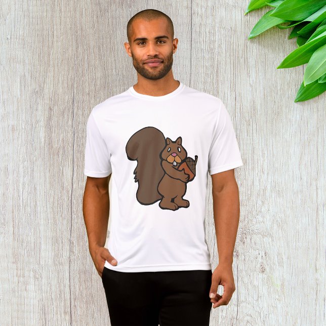 T-shirt Squirrel with Acorn Cute Woodland Animal (Créateur téléchargé)