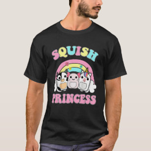 T-shirt Squish Princess Cute Rainbow Axolotl Unicorn Laiti