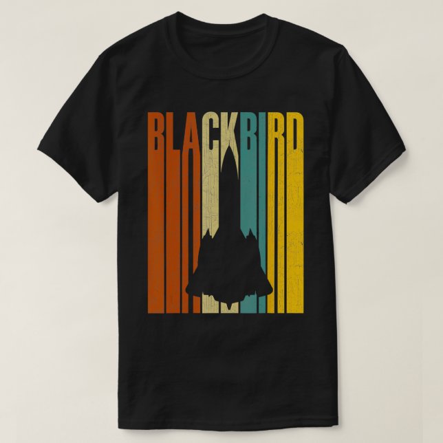 T-shirt SR71 Blackbird Military Jet (Design devant)