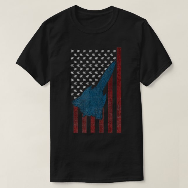 T-shirt SR71 Jet Avion militaire américain Black Bird US P (Design devant)