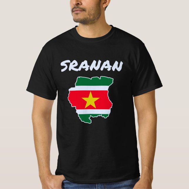 T-shirt Sranan (Suriname) (Devant)