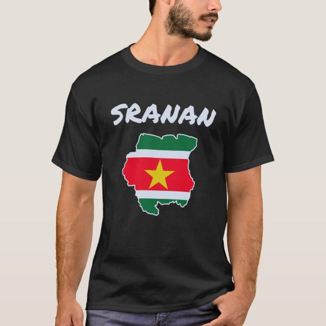 T-shirt Sranan (Suriname) (Devant)