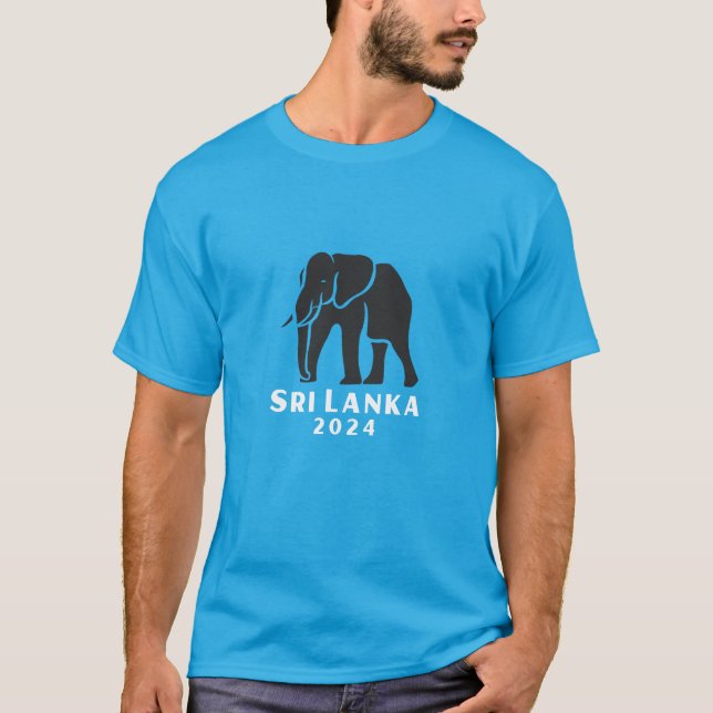 T-shirt Sri Lanka 2024 (Devant)