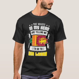 T-shirt Sri Lanka dans ma tête