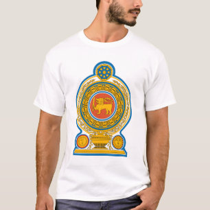 T-shirt sri-lankais d'emblème national