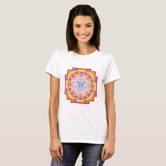 T-shirt Sri Yantra Chakra Shiva Shakti Navayoni Déesse