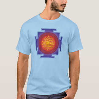 T-shirt Sri Yantra - flamme