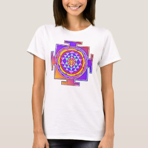 T-shirt Sri Yantra - Symbole hindouiste Design 1