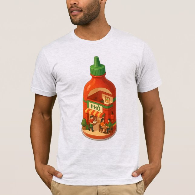 T-shirt Sriracha Pho Shop (Devant)