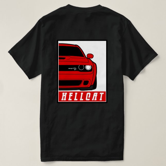 T-shirt SRT DODGE HELLCAT (Design dos)
