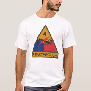 T-shirt SSI - 4e division blindée avec bande de nom