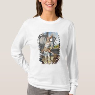 T-shirt St Adrian dans l'armure dans un paysage ouvert