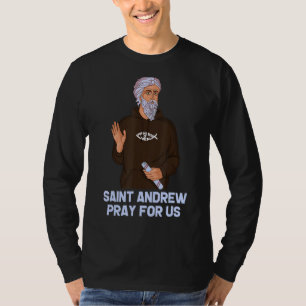 T-shirt St Andrew Patron De Pêche Saint De Fisherman Catho
