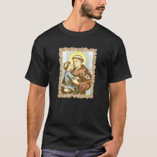 T-shirt St Antoine de Padoue Saint catholique vintage Enfa