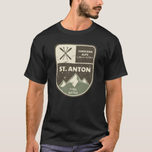 T-shirt St Anton Tyrol Alpes Tyrol Autriche