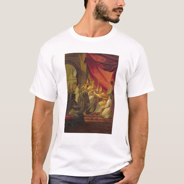 T-shirt St Augustine a ordonné en tant qu'évêque (Devant)