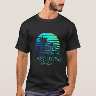 T-shirt St Augustine Beach Vibes tropicales Floride Souven