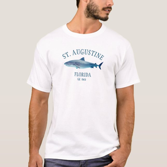 T-shirt St Augustine EST 1565 Beach (Devant)