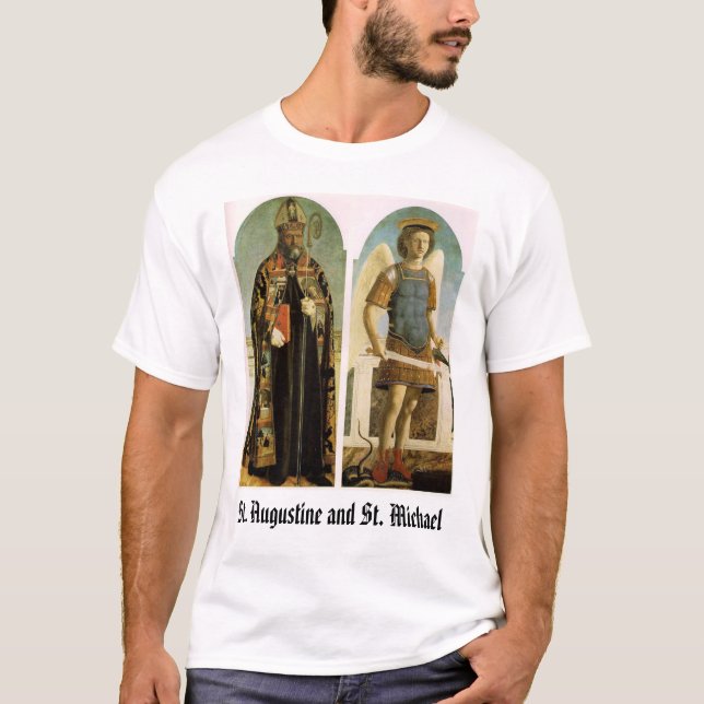 T-shirt St Augustine et St Michael (Devant)