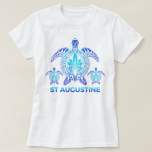 T-shirt St Augustine Florida Océane Tortue Souvenirs