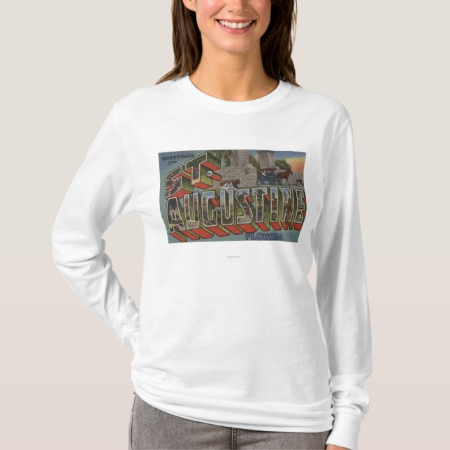 T-shirt St Augustine, la Floride - grandes scènes de (Devant)