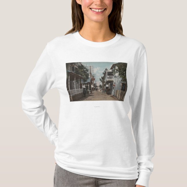 T-shirt St Augustine, la Floride - vue de St de St George (Devant)