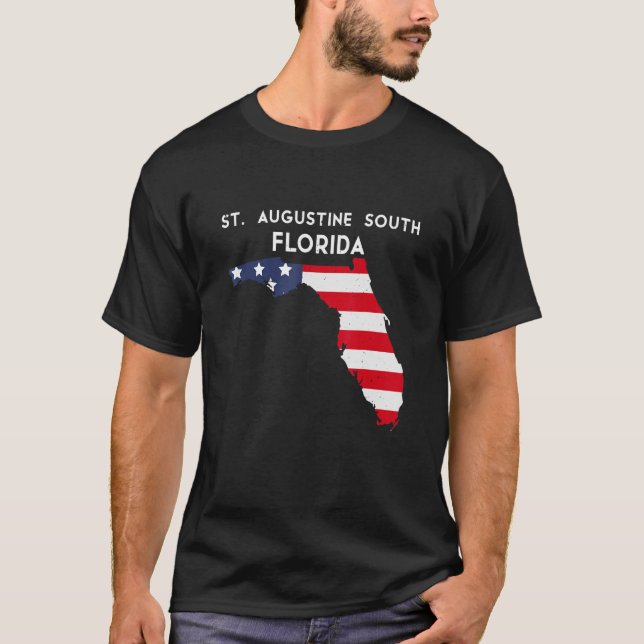 T-shirt St Augustine Sud Floride États-Unis Etats-Unis Amé (Devant)