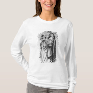 T-shirt St Barbara, gravée à l'eau-forte par Wenceslaus