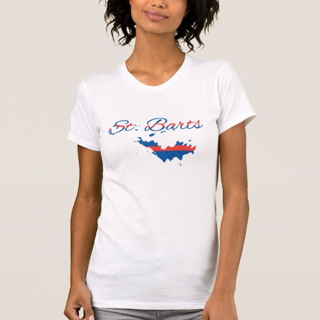 T-shirt St Barthélemy, St Barts, Souvenir, Cadeaux, (Devant)