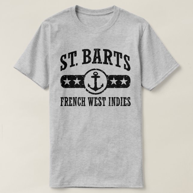 T-shirt St. Barts Antilles françaises (Design devant)