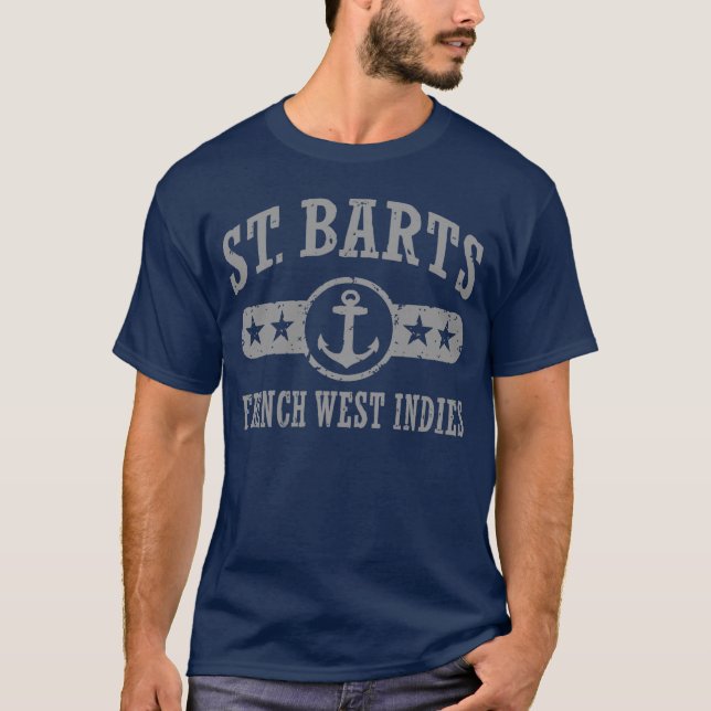 T-shirt St. Barts Antilles françaises (Devant)