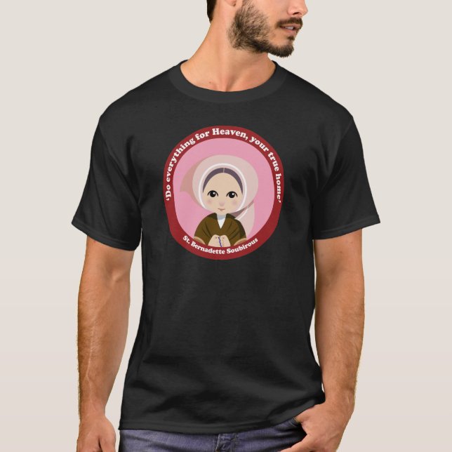 T-shirt St Bernadette Soubirous (Devant)