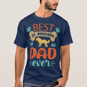 T-shirt St Bernard Chien Papa