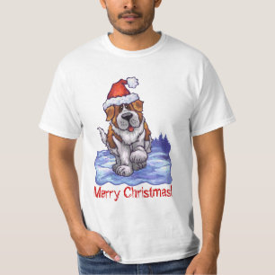 T-shirt St. Bernard Christmas