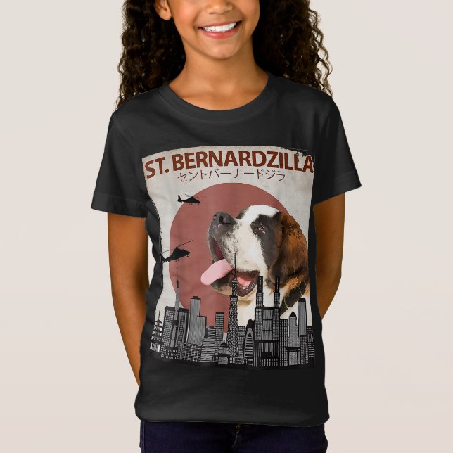 T-Shirt St. Bernardzilla Funny Saint Bernard Amoureux de l (Devant)