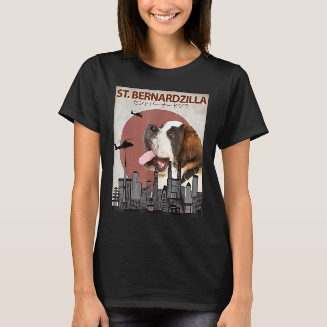 T-shirt St. Bernardzilla Funny Saint Bernard Amoureux de l (Devant)