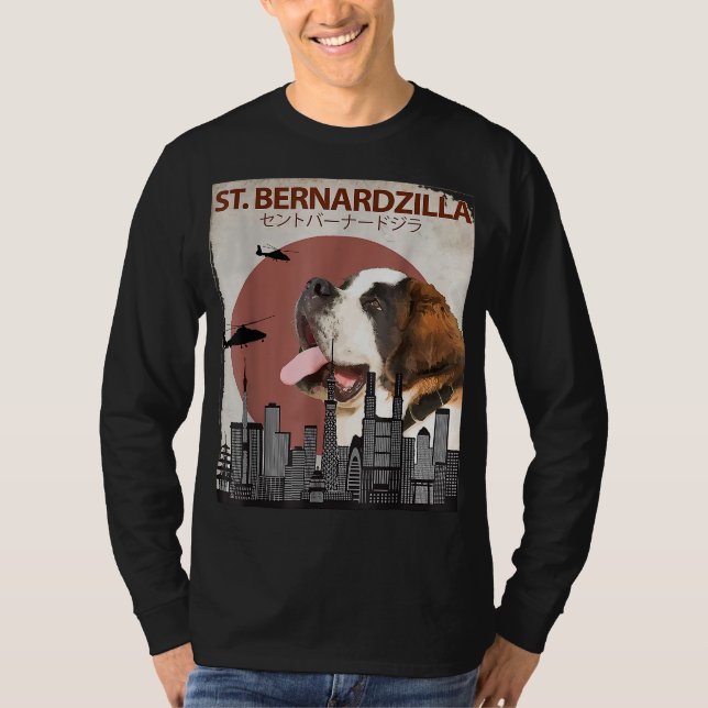 T-shirt St. Bernardzilla Funny Saint Bernard Amoureux de l (Devant)