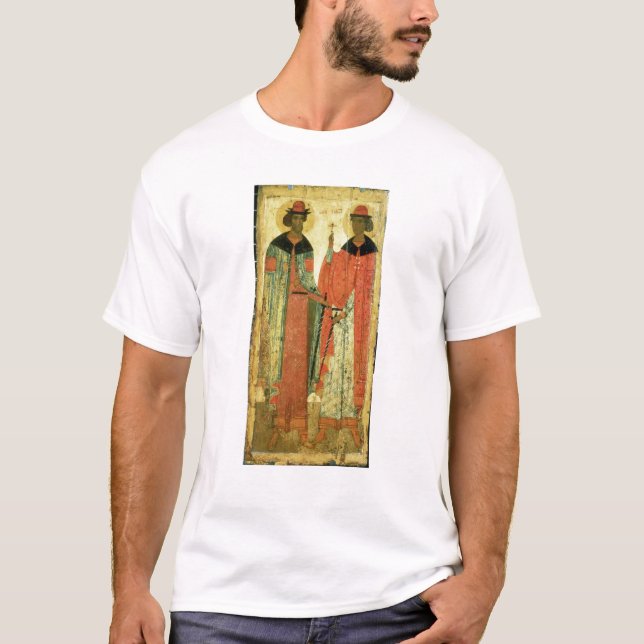 T-shirt St Boris et St Gleb, Moscou (Devant)