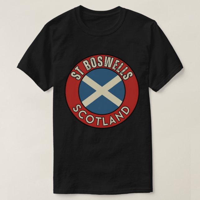 T-shirt St Boswells, Écosse (Design devant)