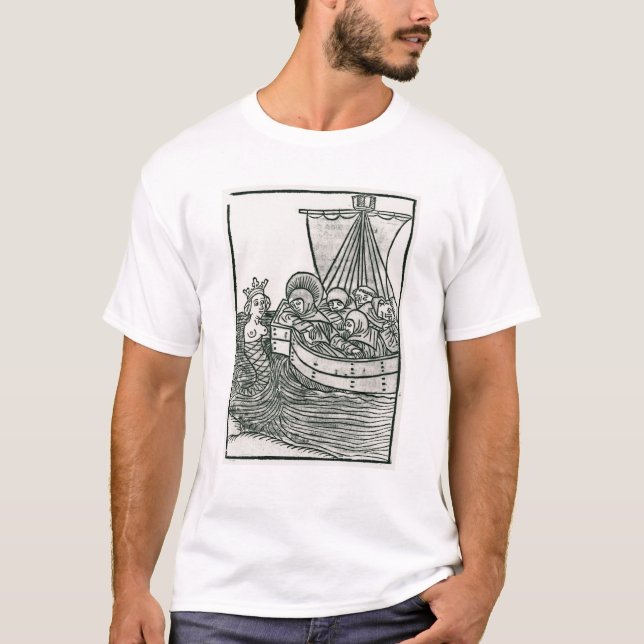 T-shirt St Brendan et la sirène (Devant)