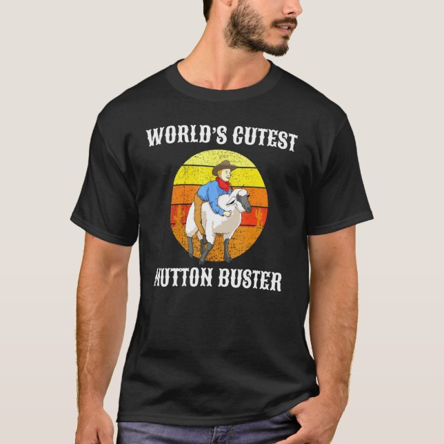 T-shirt St Buster Rodeo Mutton Buston (Devant)