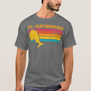 T-shirt St Catharines Ontario Canada Vintage en détresse
