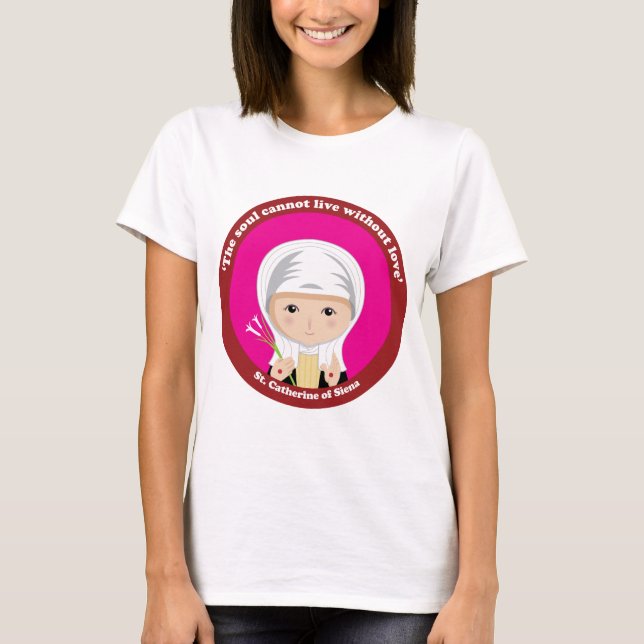 T-shirt St Catherine de Sienne (Devant)