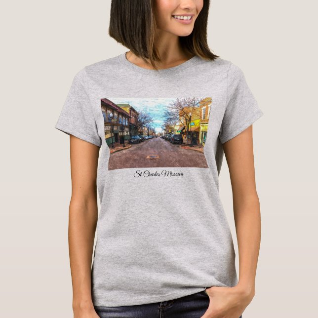 T-shirt St Charles Main St Painterly (Devant)