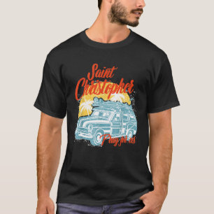 T-shirt St Christopher Surf Patron Saint de surf Cadeaux