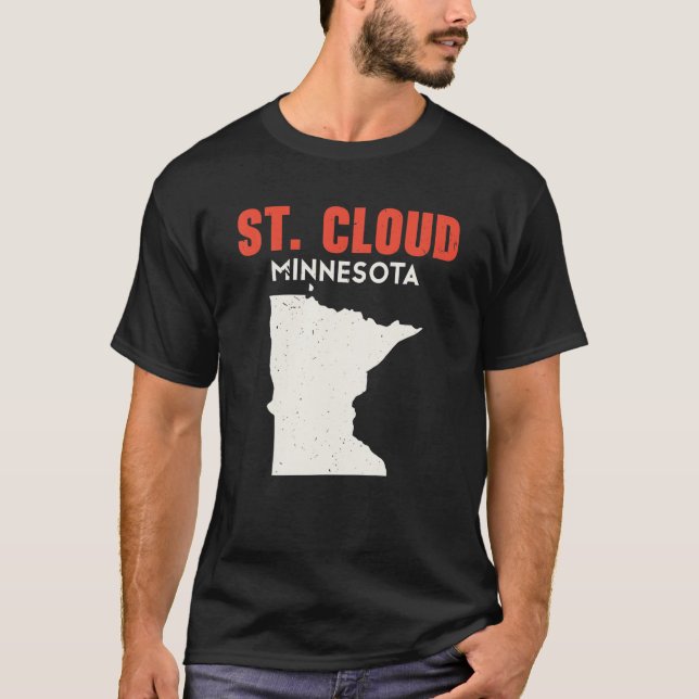 T-shirt St. Cloud Minnesota USA State America Travel Minne (Devant)