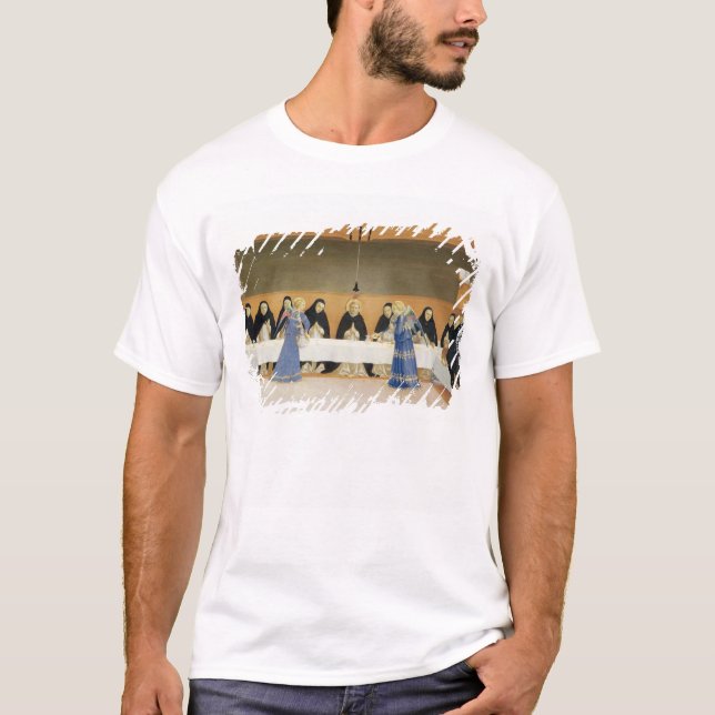 T-shirt St Dominic et ses compagnons Fed par des anges (Devant)