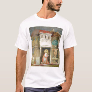 T-shirt St Francis priant dans l'église de San