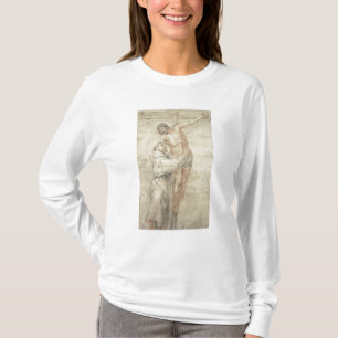 T-shirt St Francis rejetant le monde et l'embrassement